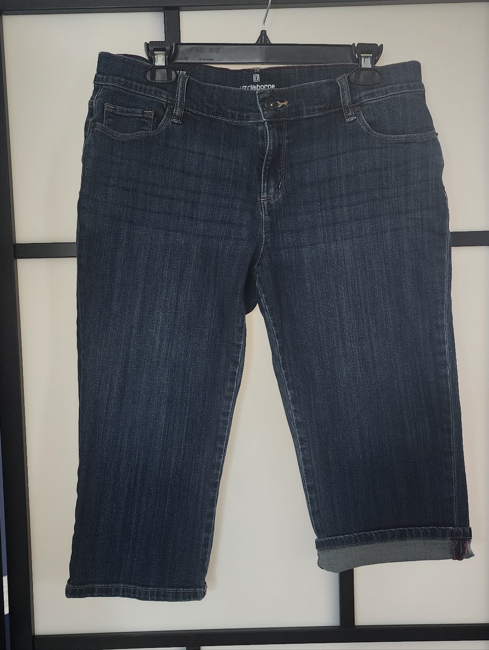 Liz Clairborne Women's Dark Indigo Bermuda Shorts, Sz 14